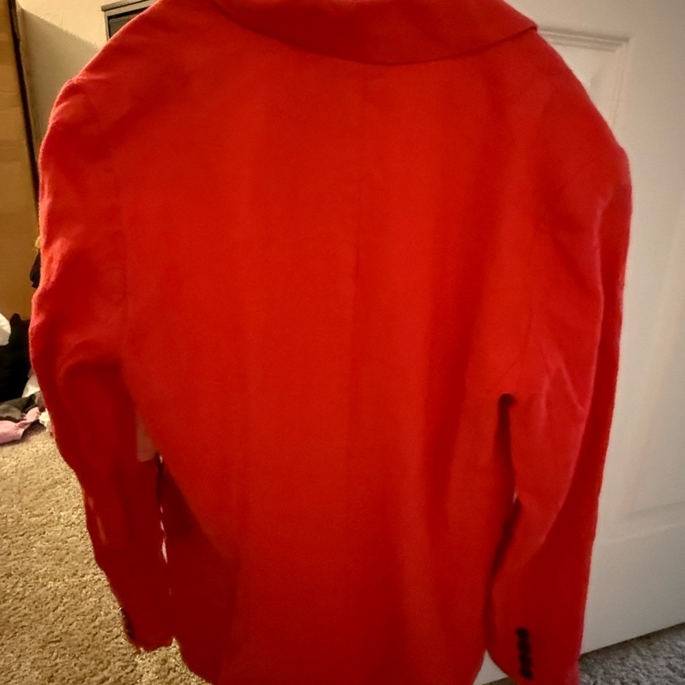 Saks Fifth Avenue Red Jacket Brand NWOT - Picture 7 of 14